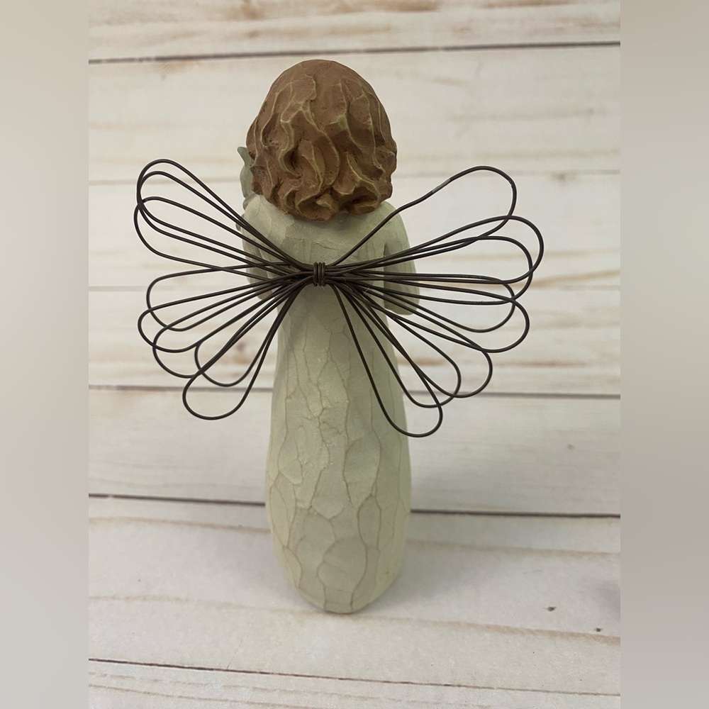 Willow Tree “ With Affection ” 2003 Demdaco Susan Lordi Girl Holding Cat Figure - Picture 3 of 8